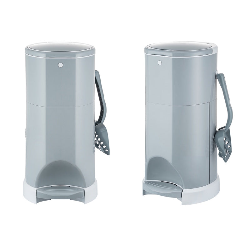 Litter Champ Premium Odor-Free Cat Litter Disposal System Gray (4 Pack)　並行 Litter Champ Premium Odor-Free Cat Litter Disposal System, Gray (1