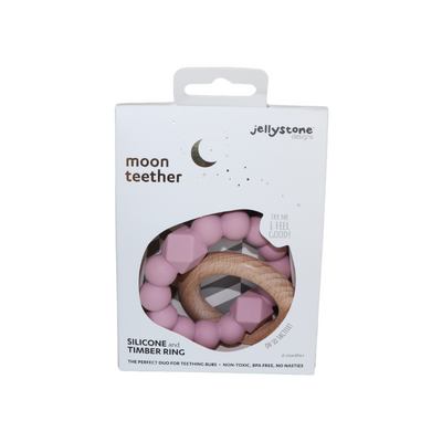 Moon Teether - Mauve - Belly Beyond 