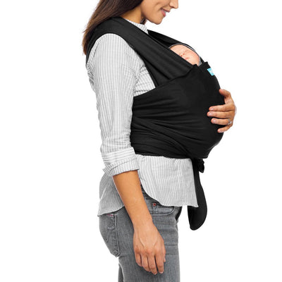 Moby | Classic Baby Wrap - Black - Belly Beyond 