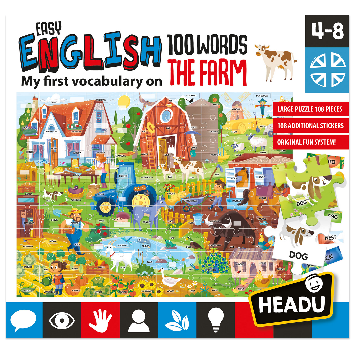 Easy English 100 Words - Farm