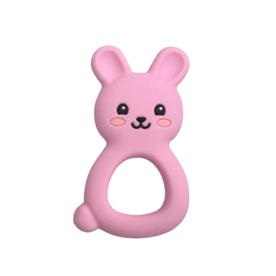 Bunny Teether - Pink - Belly Beyond 