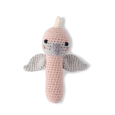 Crochet Rattle - Gaby Galah