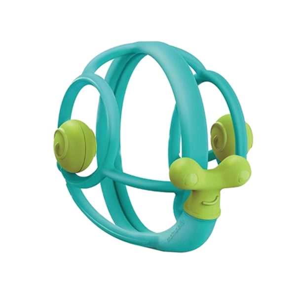 Snail Teether Rattle - Blue