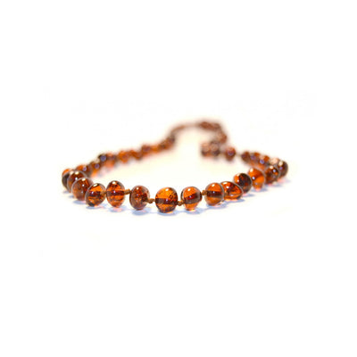 Amber Teething Beaded Baby Necklace