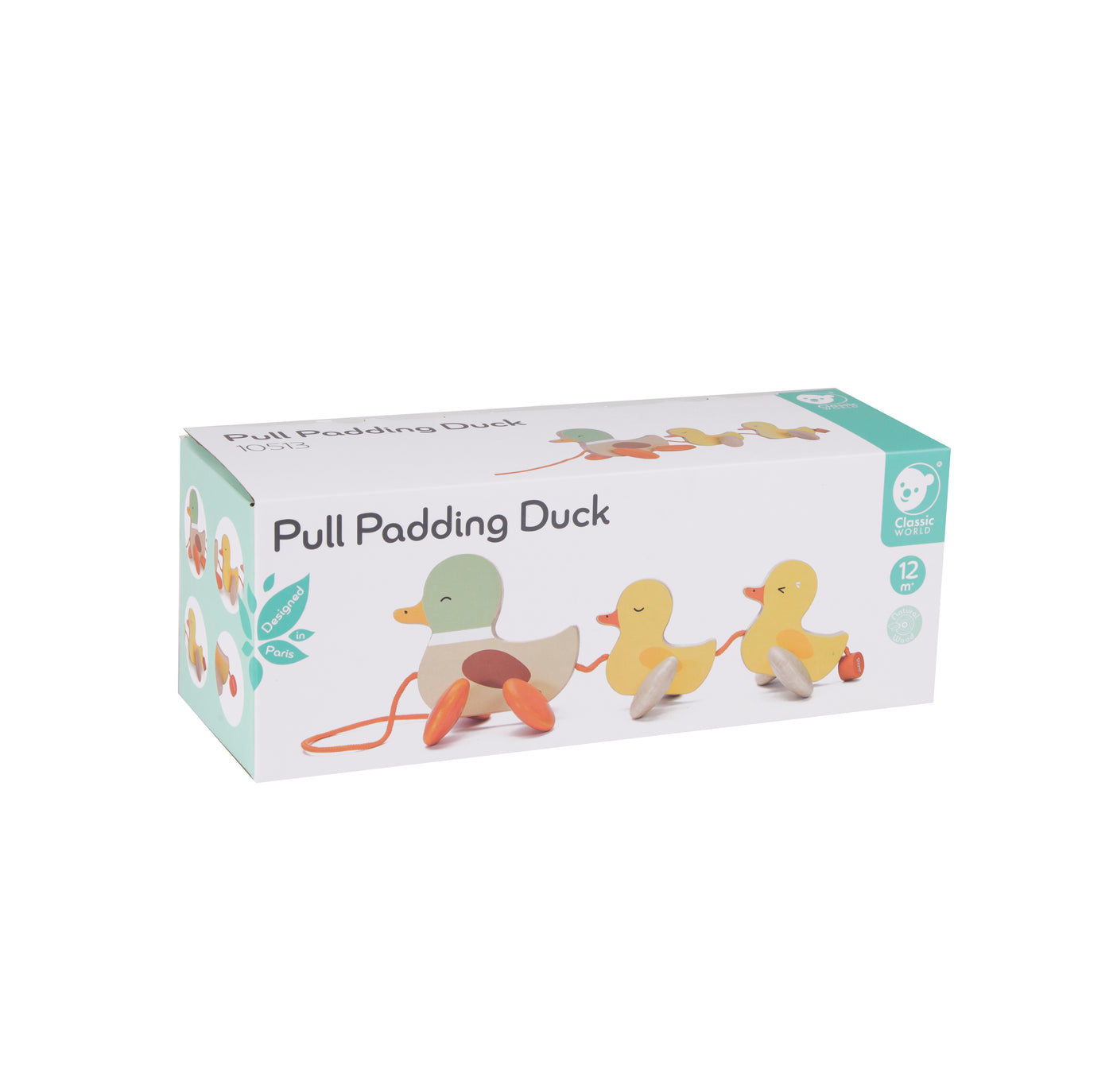 Pull Paddling Duck