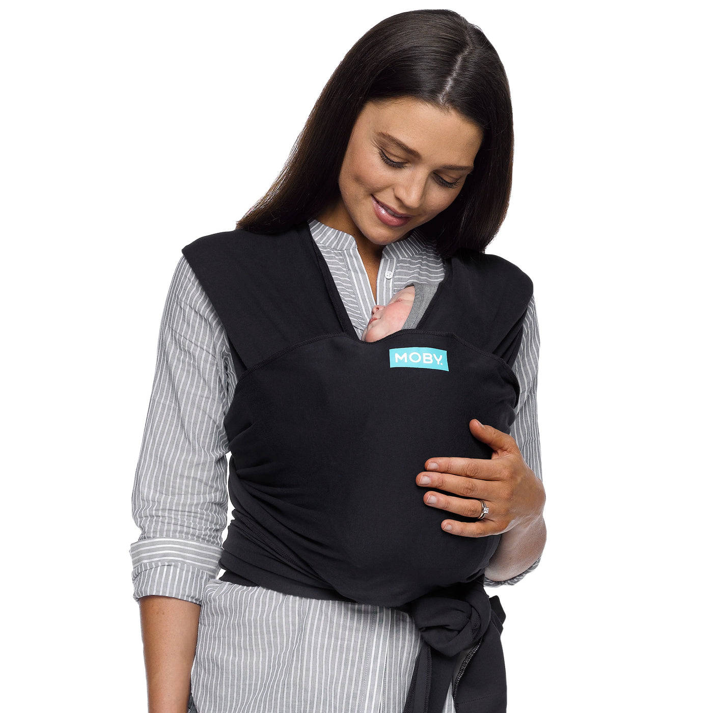 Classic Baby Wrap - Black - Belly Beyond 