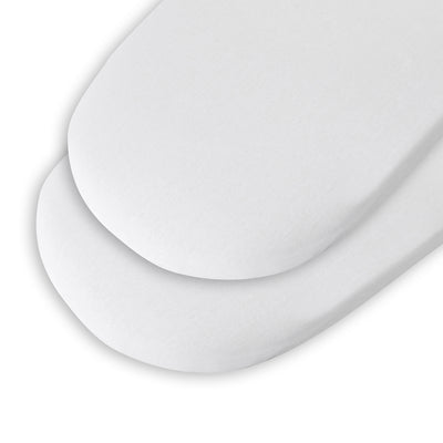 Jersey Cotton Fitted Sheets for Moses & Pram 2pk 82 x 38cm