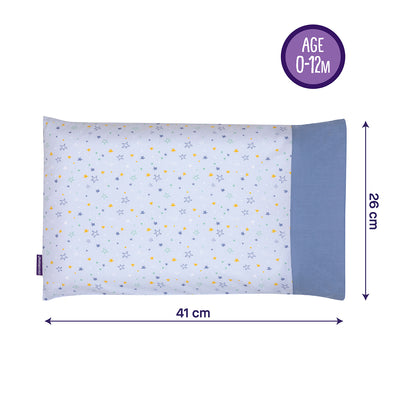 ClevaFoam Baby Pillow Case - Blue