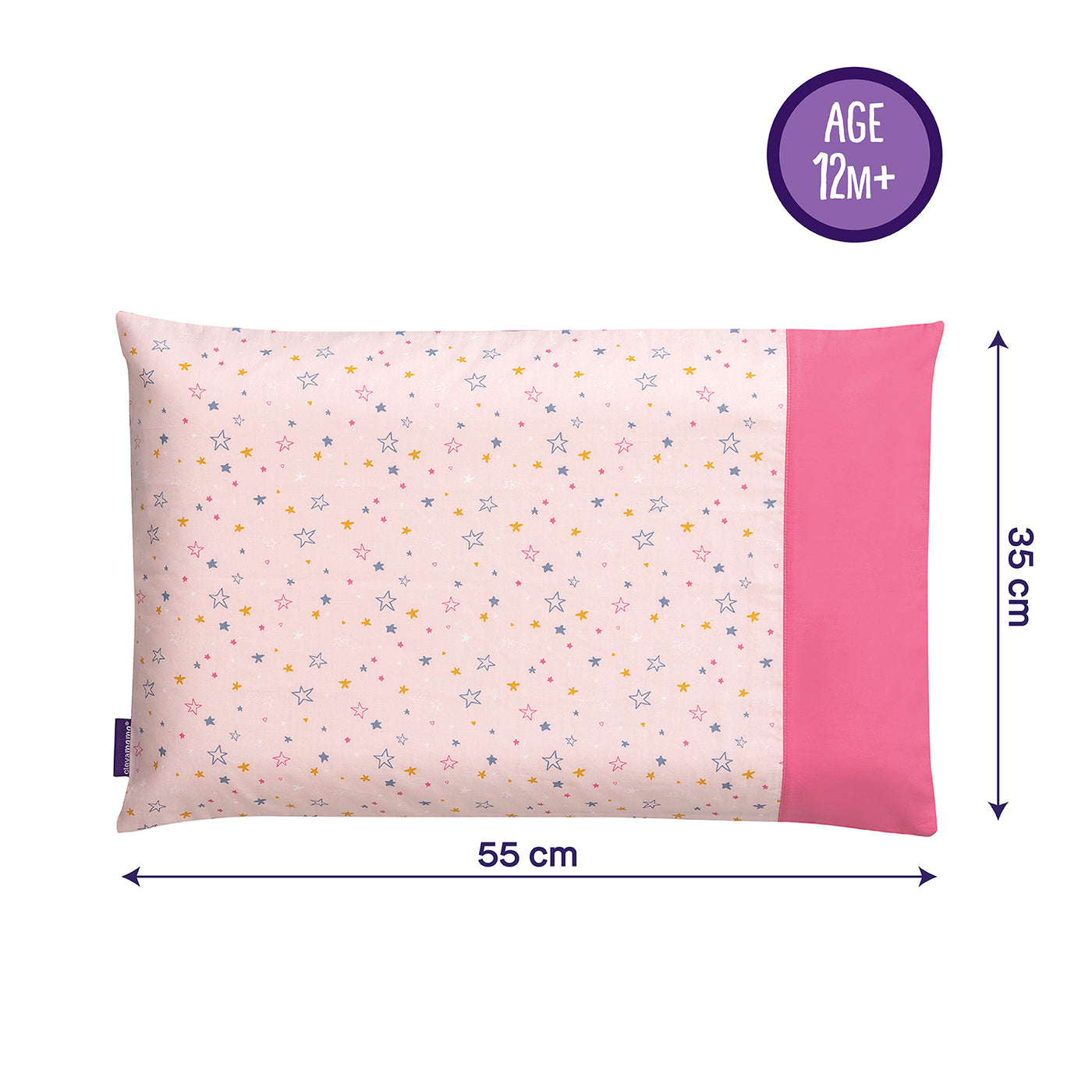 ClevaFoam Toddler Pillow Case - Pink