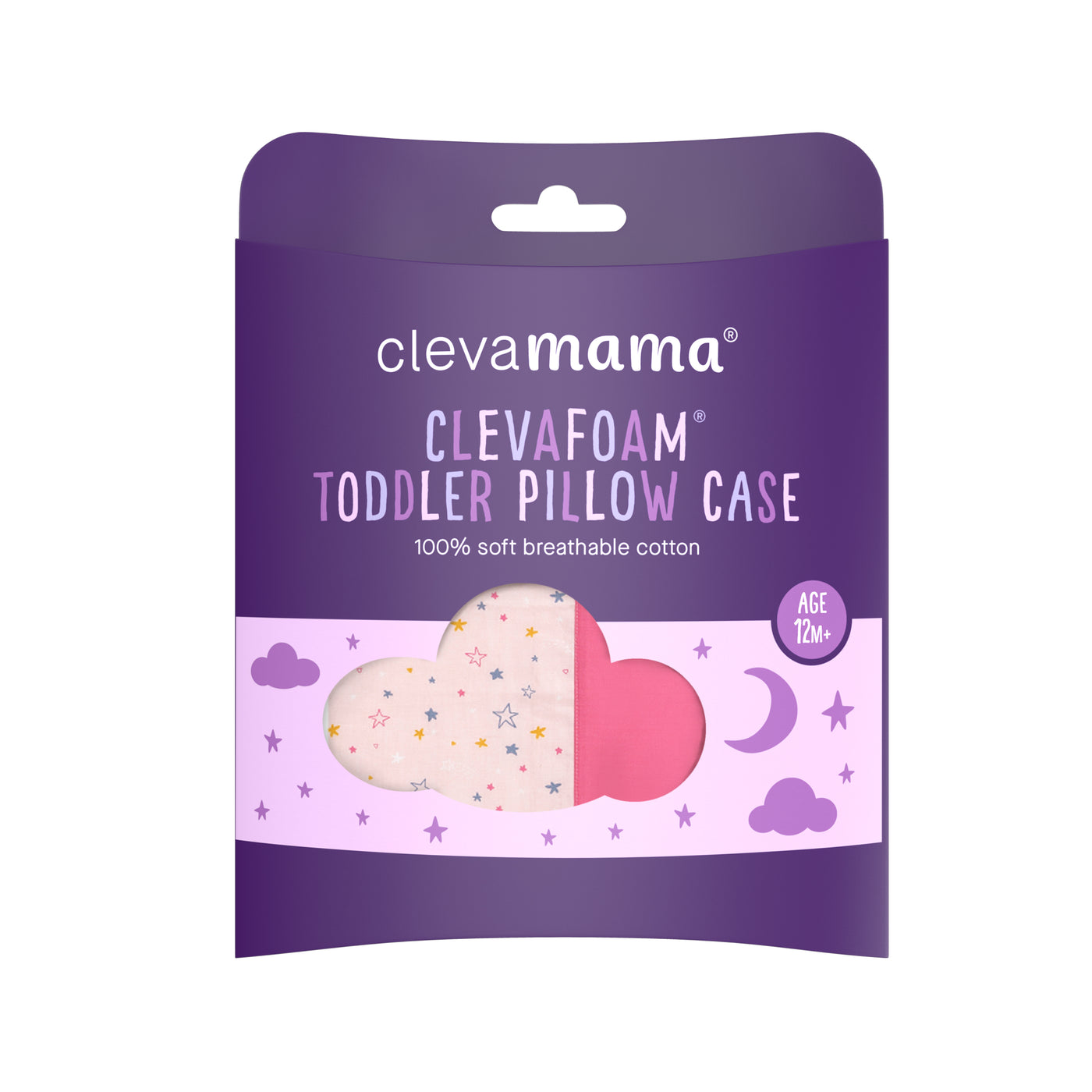 ClevaFoam Toddler Pillow Case - Pink