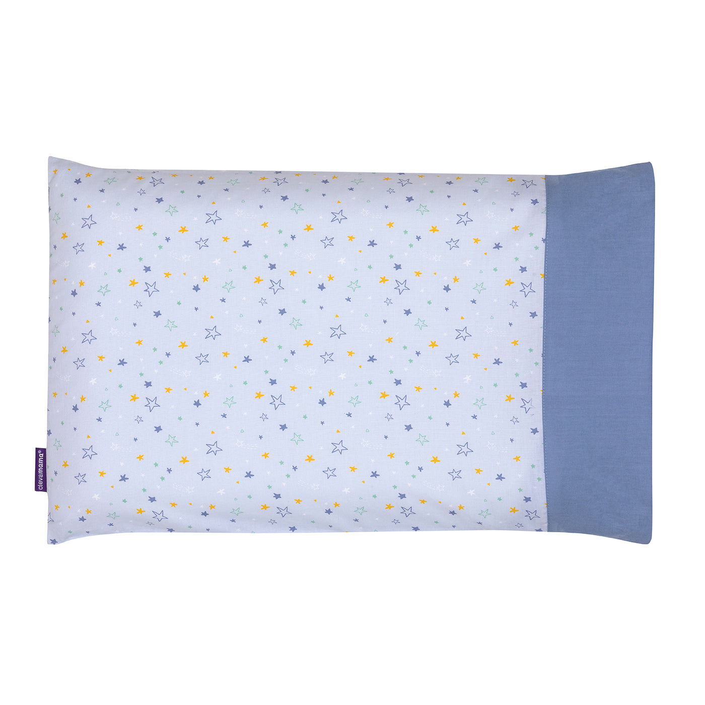 ClevaFoam Toddler Pillow Case - Blue
