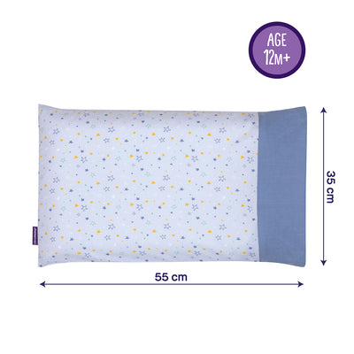 ClevaFoam Toddler Pillow Case - Blue