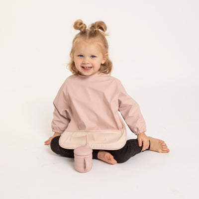 Recycled Long Sleeve Bib - Pink