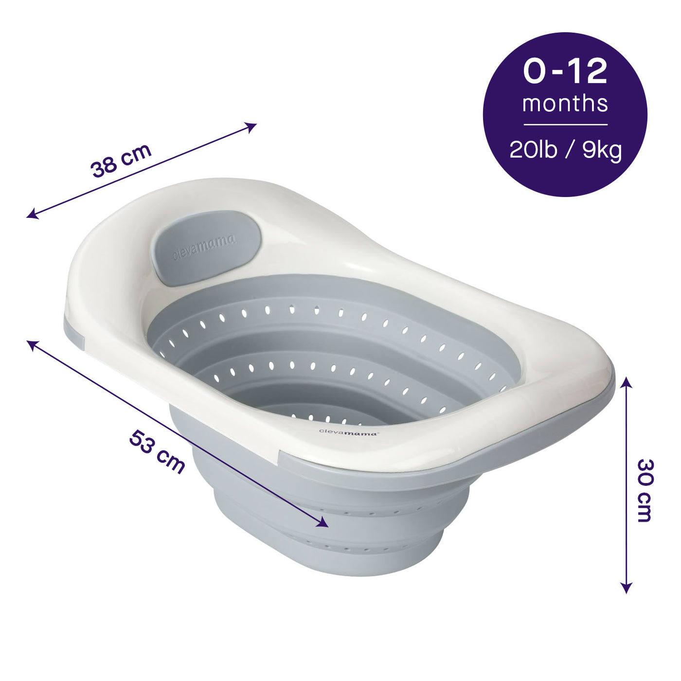 ClevaBath® The Baby Sink Bath