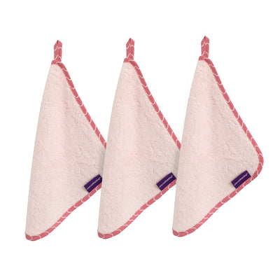 Bamboo Baby Washcloth 3pk - Pink