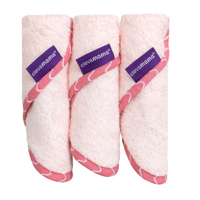 Bamboo Baby Washcloth 3pk - Pink