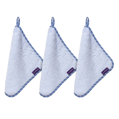 Bamboo Baby Washcloth 3pk - Blue