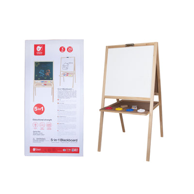 5 in 1 Blackboard/Whiteboard Easel