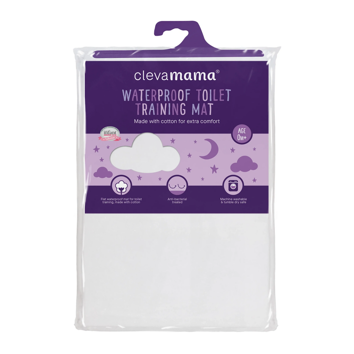 Cotton Waterproof Toilet Training Sleep Mat 90 x 70cm