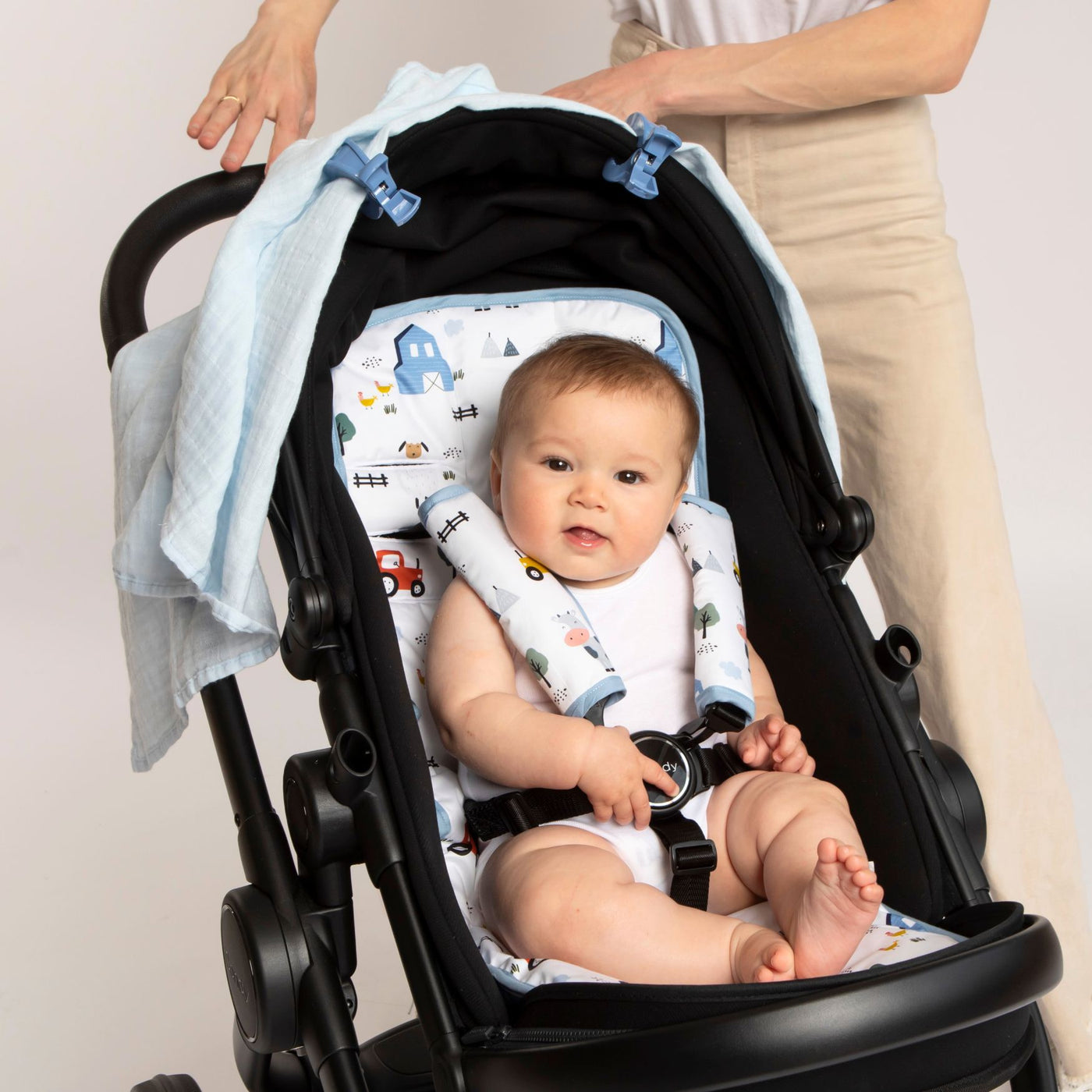 Pram Peg 2pk - Coral