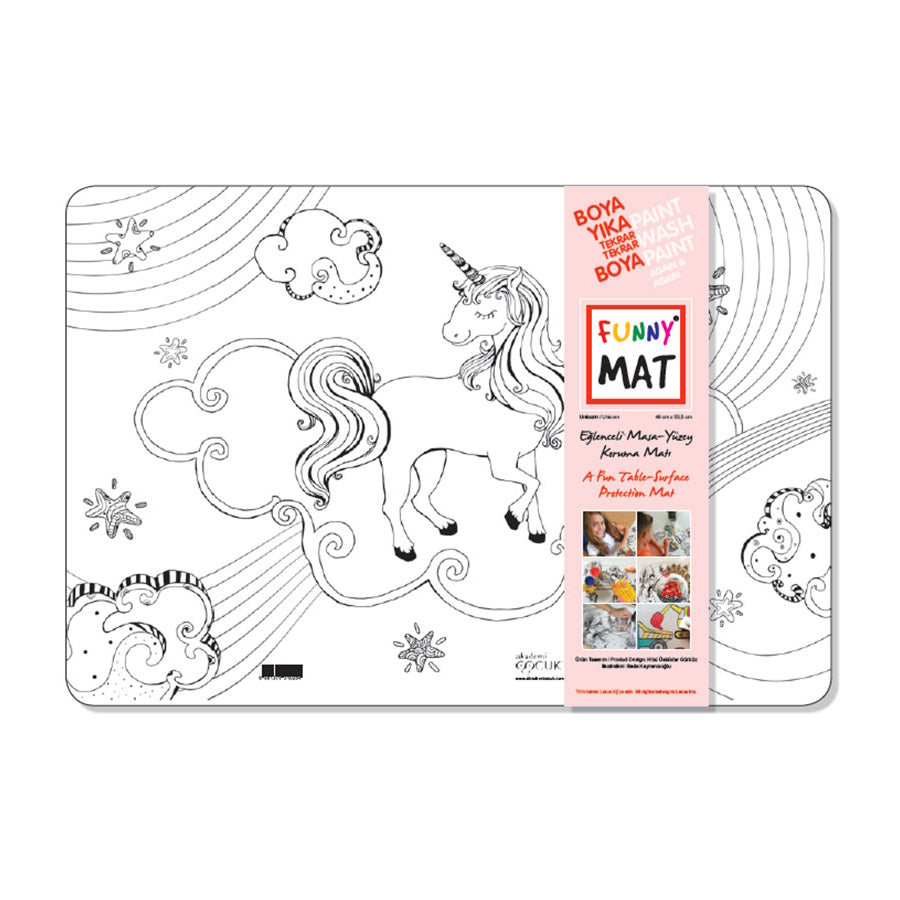 Funny Mat Large - Unicorn