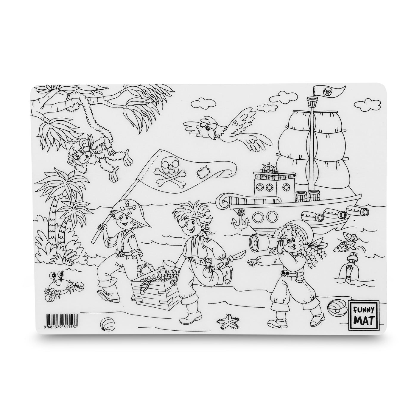 Funny Mat Small - Pirates