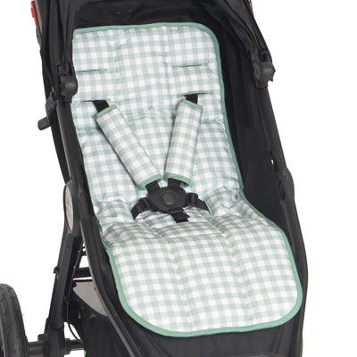 Universal Pram Liner - Gingham Sage