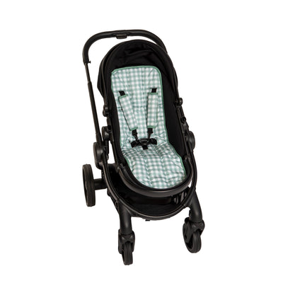 Universal Pram Liner - Gingham Sage