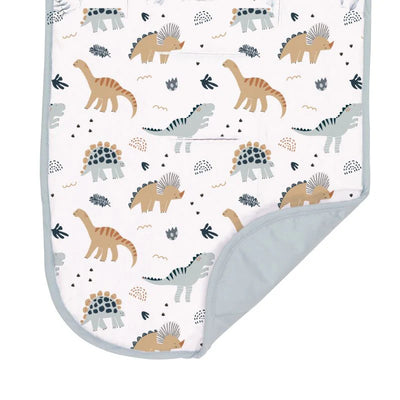 Universal Pram Liner - Beige Dinosaurs