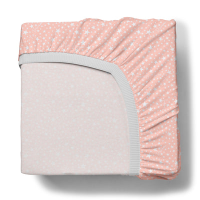 Fitted Cot/Crib Sheet 2pk - Pink