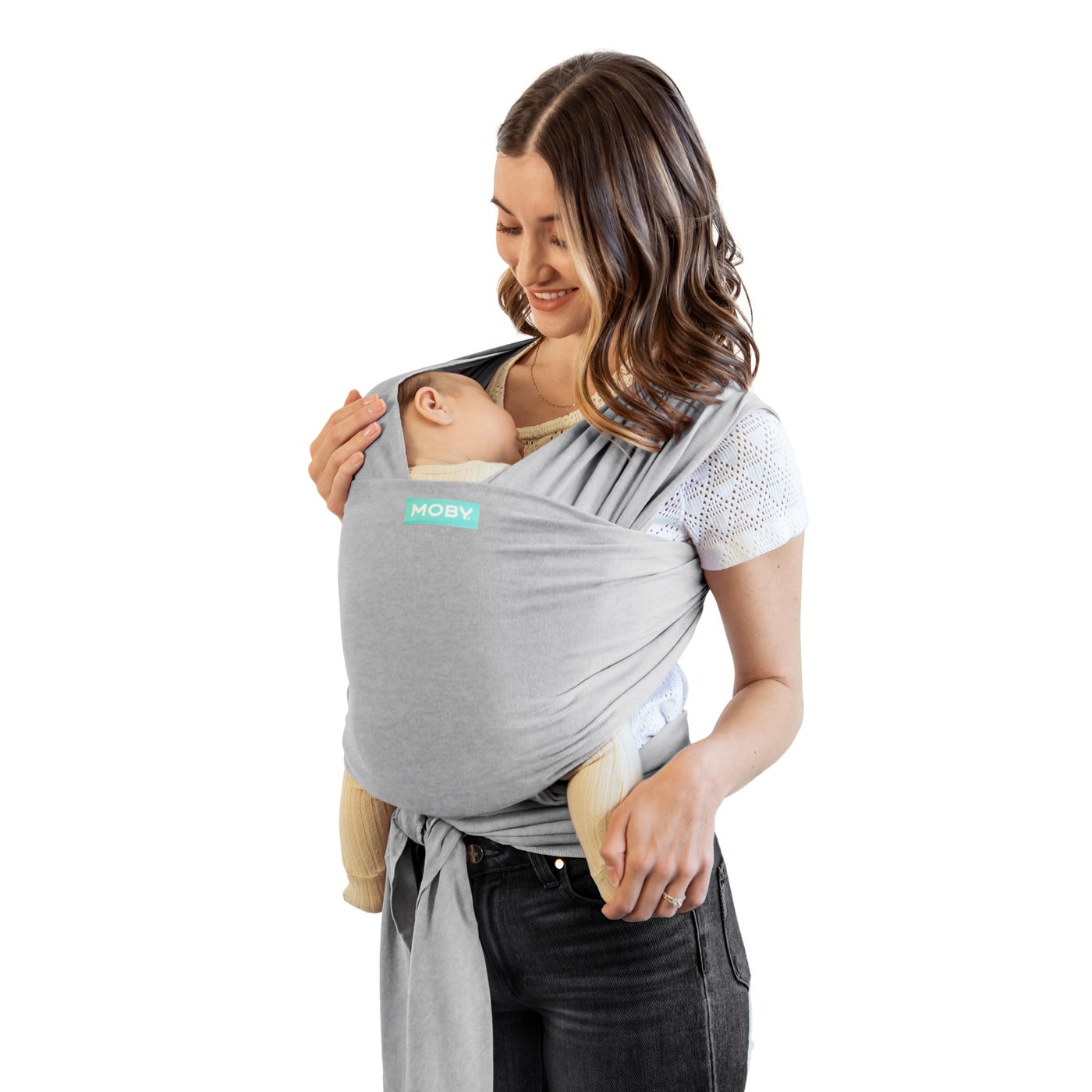 Classic Baby Wrap - Grey - Belly Beyond 