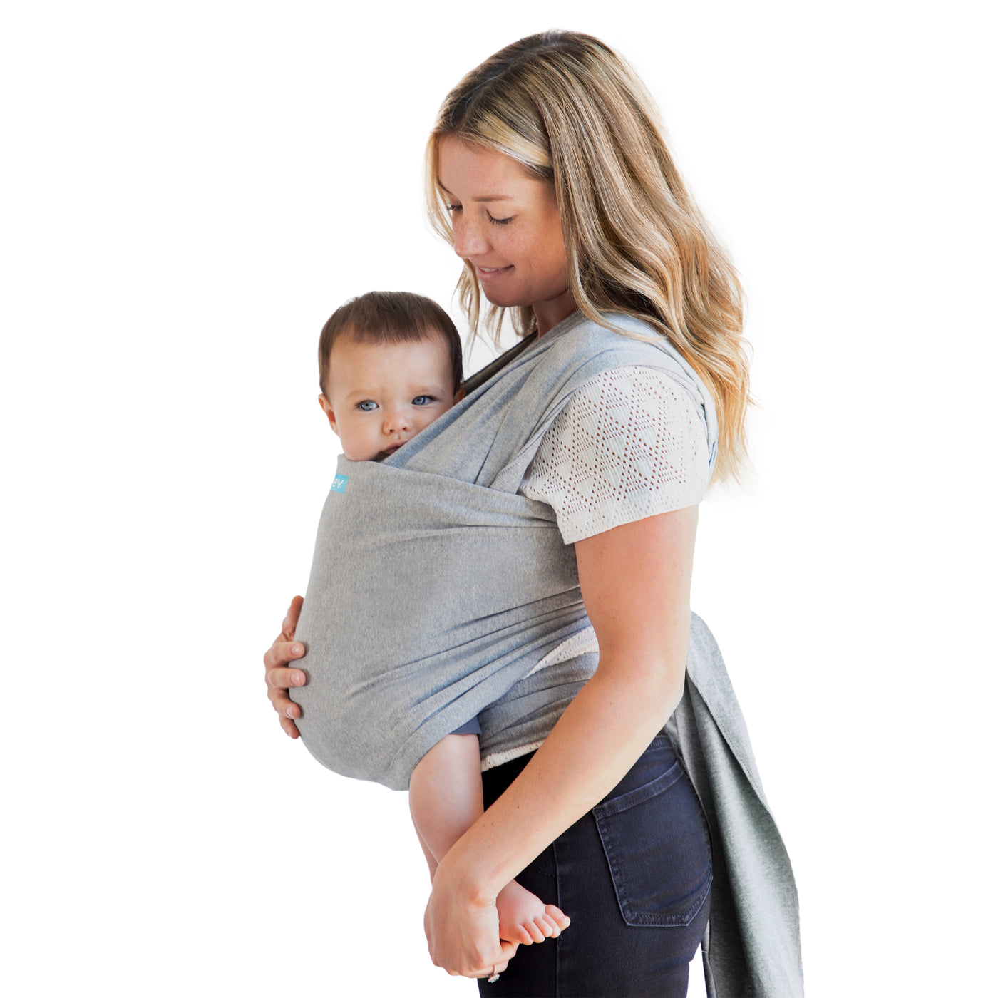 Classic Baby Wrap - Grey - Belly Beyond 