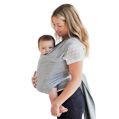 Classic Baby Wrap - Grey - Belly Beyond 
