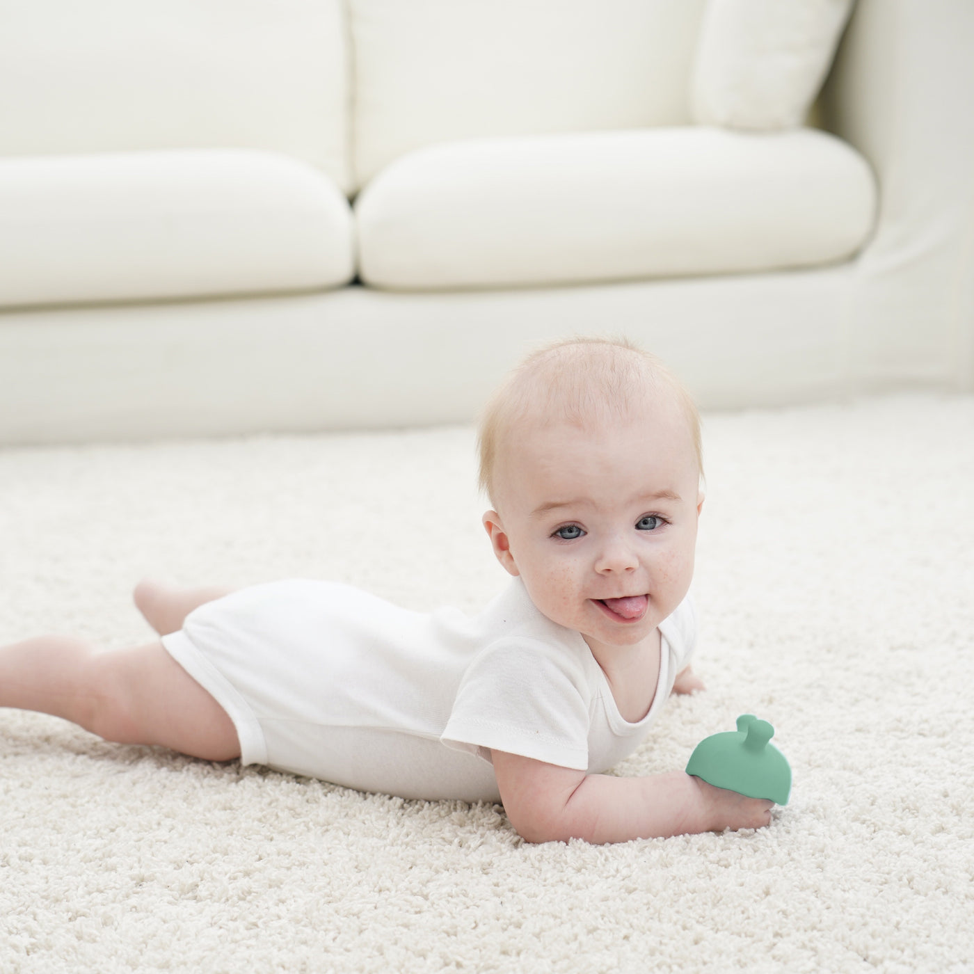 Mushroom Teether - Eucalyptus