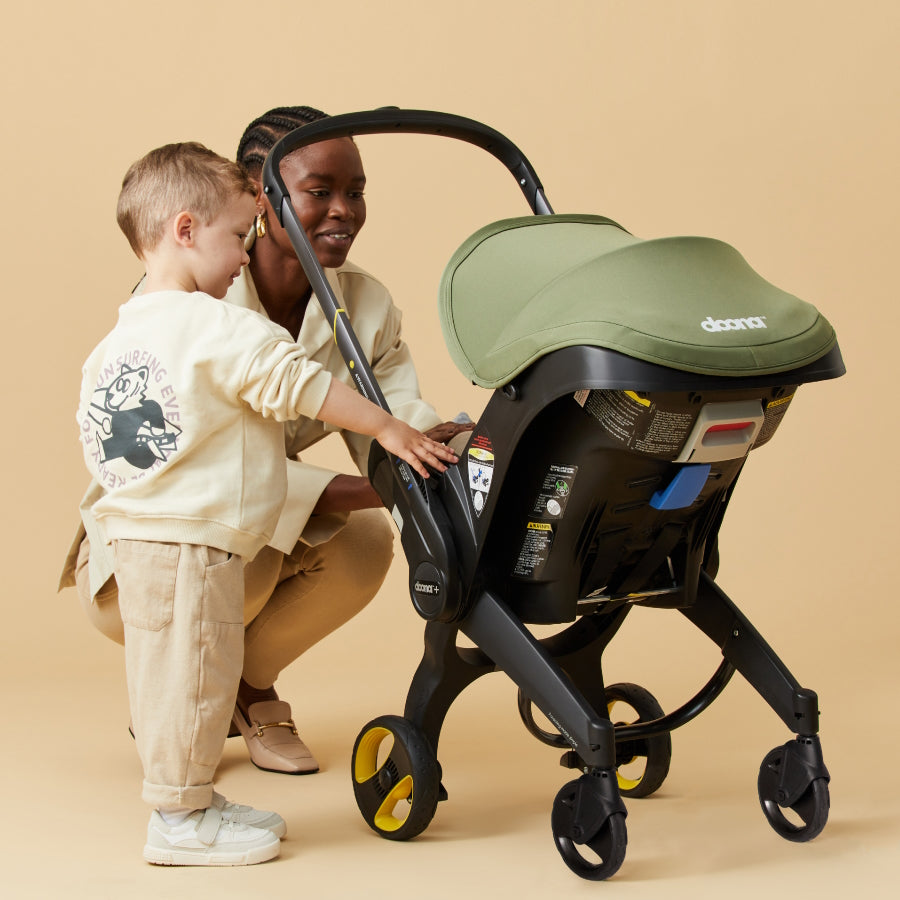 Infant Car Seat & Base - Desert Green