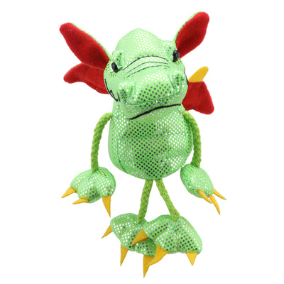 Finger Puppet - Dragon Green