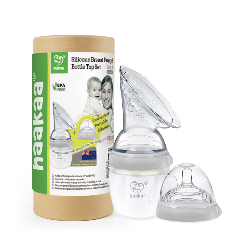 Gen 3 Silicone Breast Pump & Bottle Top Set - 160ml