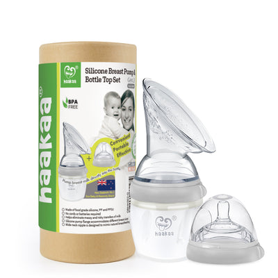 Gen 3 Silicone Breast Pump & Bottle Top Set - 160ml