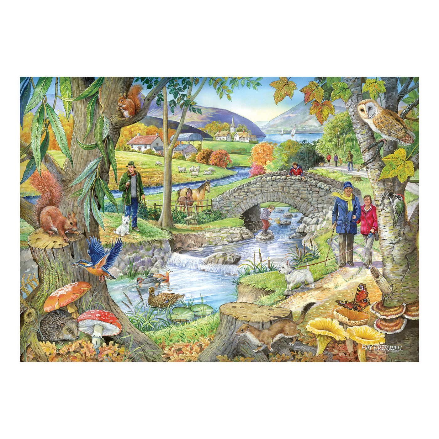 Riverside Walk - BIG 250 Piece Puzzle