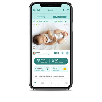 Guardian Pro Sleep Tracking + Video Baby Monitor