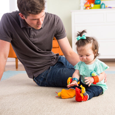 Gardenbug Foot Finder & Wrist Rattle Set