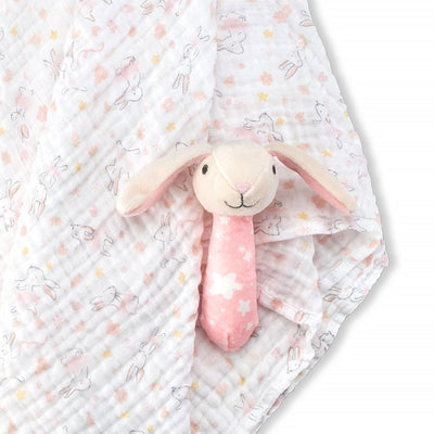 Muslin Wrap & Crinkle Toy - Ballerina Bunny (Product issue)