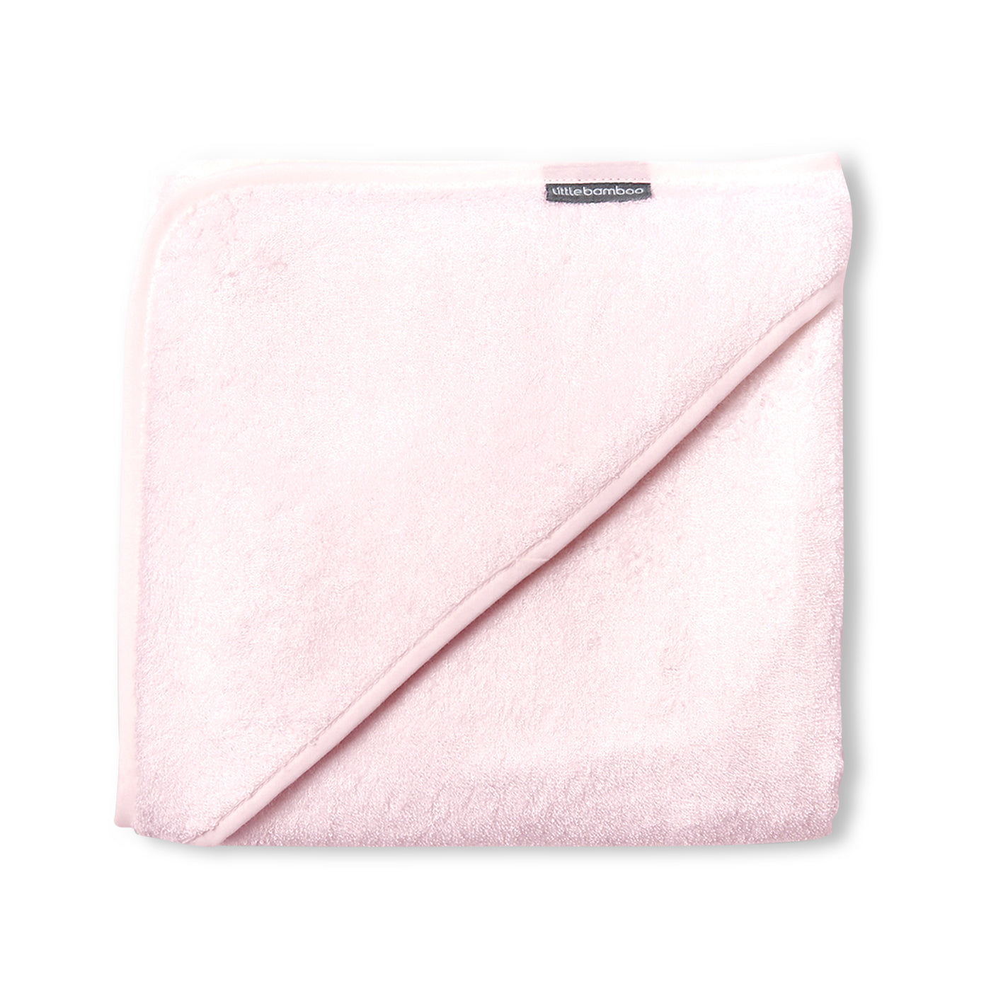 Personalised Bamboo Hooded Towel - Dusty Pink