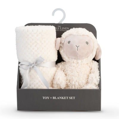 Plush Toy & Blanket - Farmyard Lamb