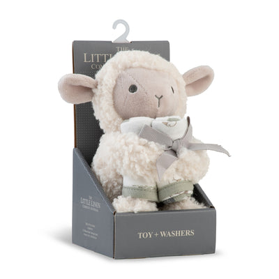 Plush Toy & Washers - Farmyard Lamb
