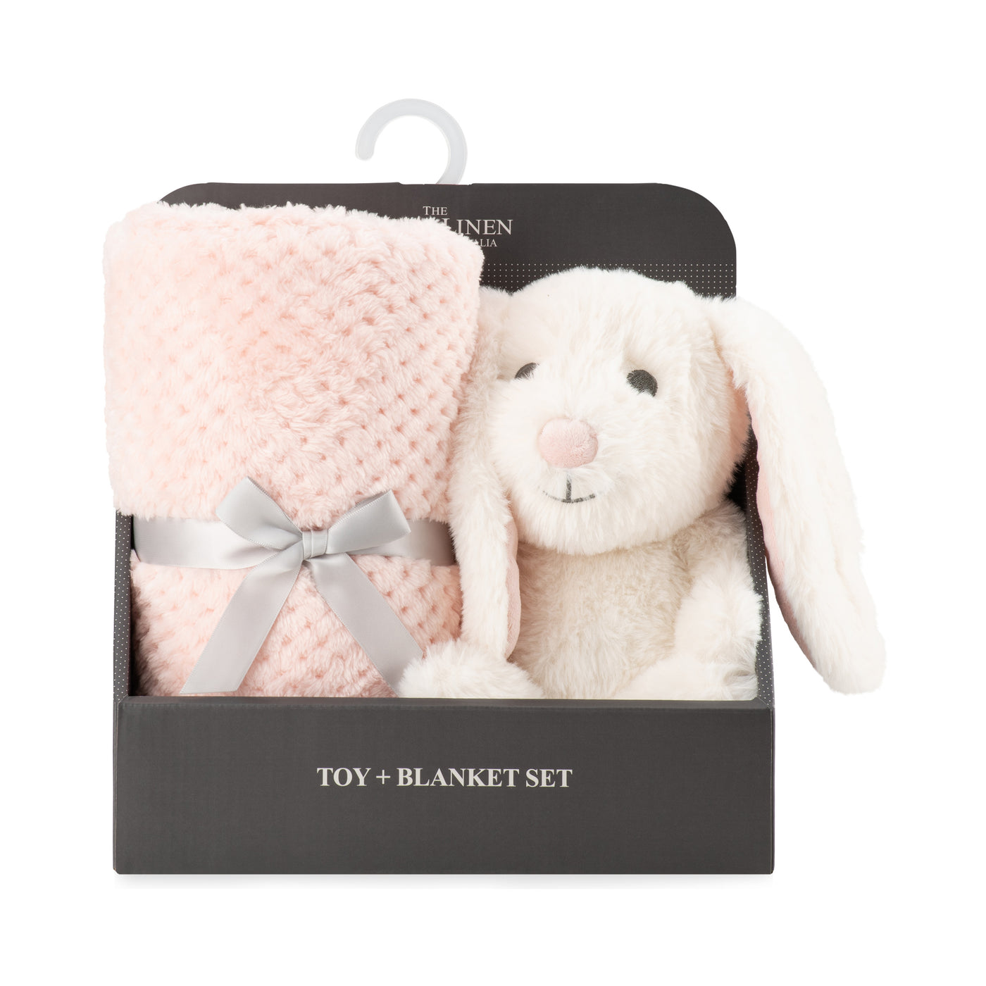 Plush Toy & Blanket - Snow Bunny