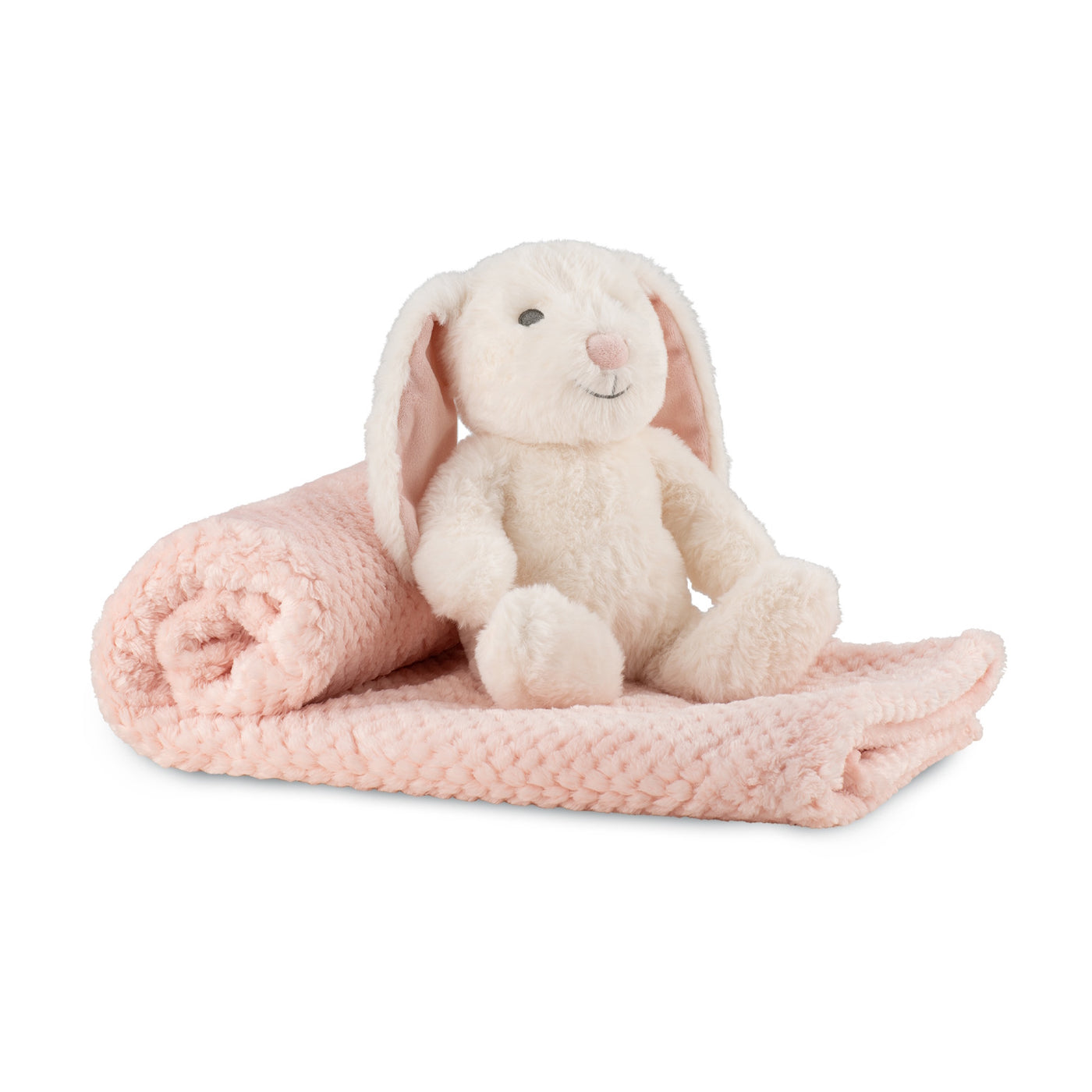 Plush Toy & Blanket - Snow Bunny