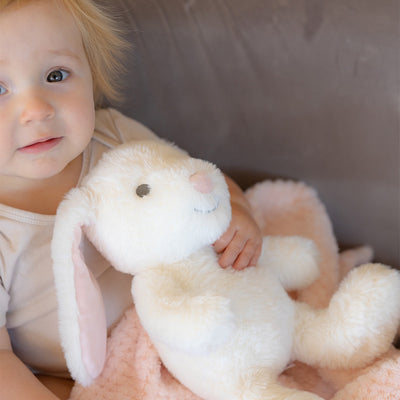 Plush Toy & Blanket - Snow Bunny