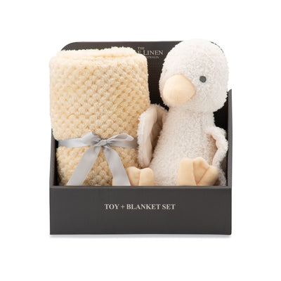 Plush Toy & Blanket - Fuzzy Duck