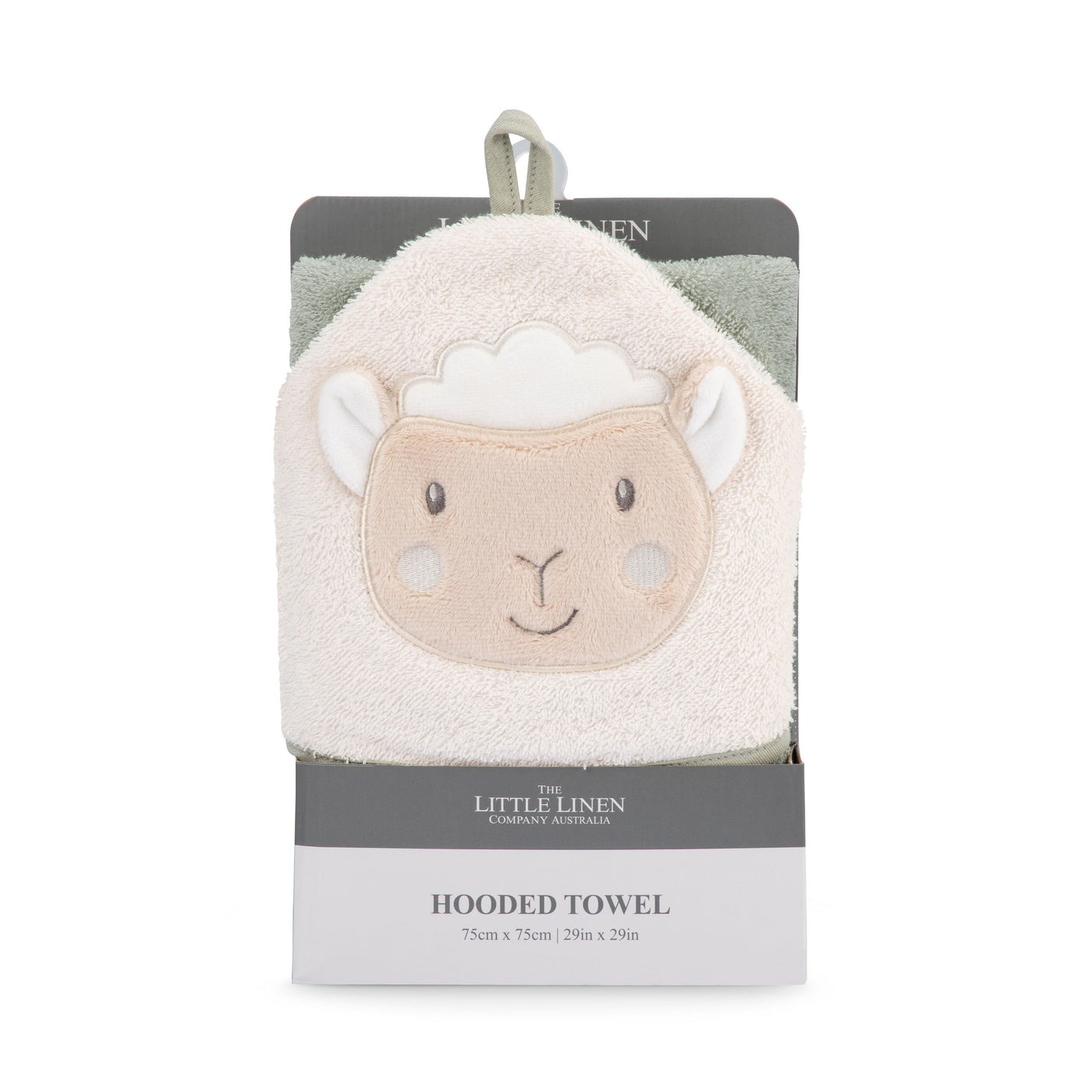 Character Hooded Towel - Farmyard Lamb